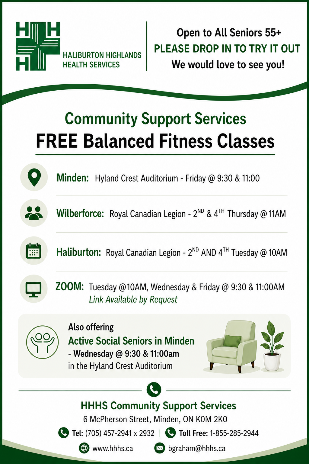 Balanced Fitness Program Flyer Balanced Fitness Program Flyer